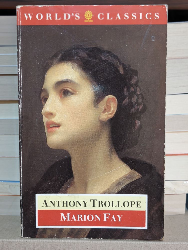 Marion Fay By Anthony Trollope