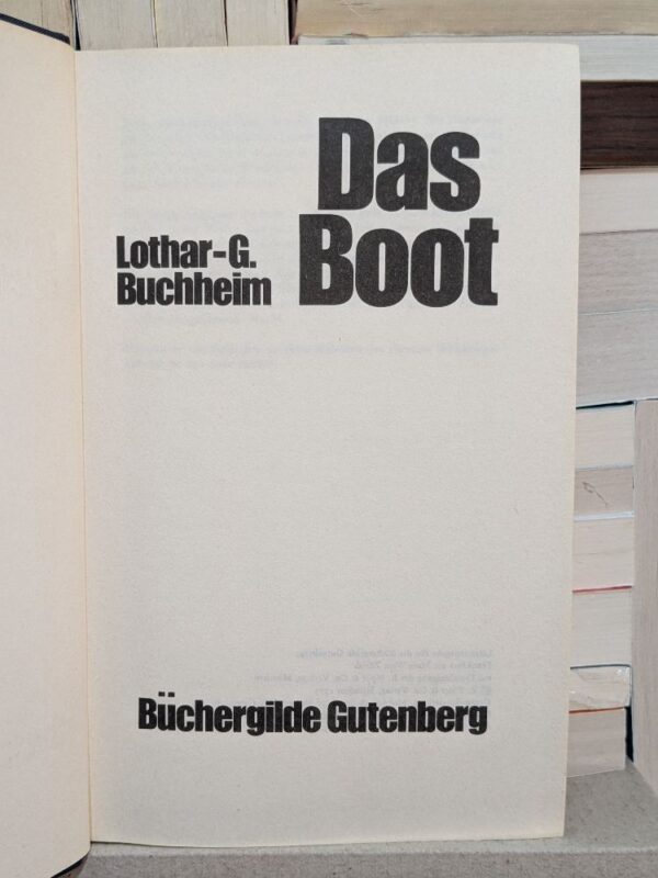 Das Boot by Lothar-Günther Buchheim