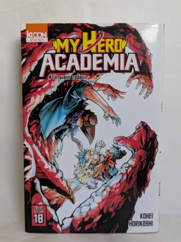 My Hero Academia, Tome 18 : Un avenir radieux par Kohei Horikoshi