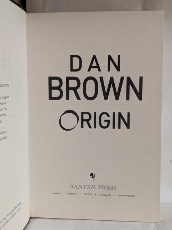 Origin By Dan Brown